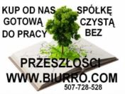 Sprzedam gotową spółkę akcyjną. Tel. 507 728 528
