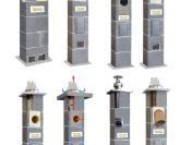 KOMINY systemowe Hoch, Optimum, Leier, Schiedel, Prodmax.
