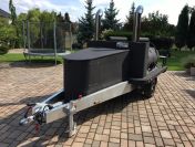 smoker  mobilny grill Texas 4 XXL Catering , Bar ,BBQ