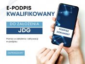 Podpis elektroniczny do założenia JDG już teraz! ✓