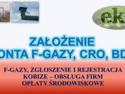 Zgłoszenie do CRO, Fgazy, tel. 502032782. pompa ciepła, klimatyzacja