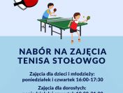 Zajęcia tenis stołowy