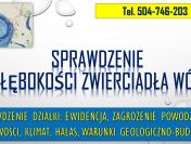 Wykrycie wody na działce, tel. 504-746-203. cena