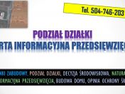 Cena karty informacyjnej przedsięwzięcia na warunki zabudowy.