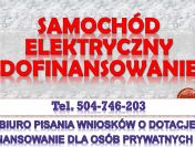 Nasze auto elektryczne, wniosek o dofinansowanie do samochodu elektrycznego
