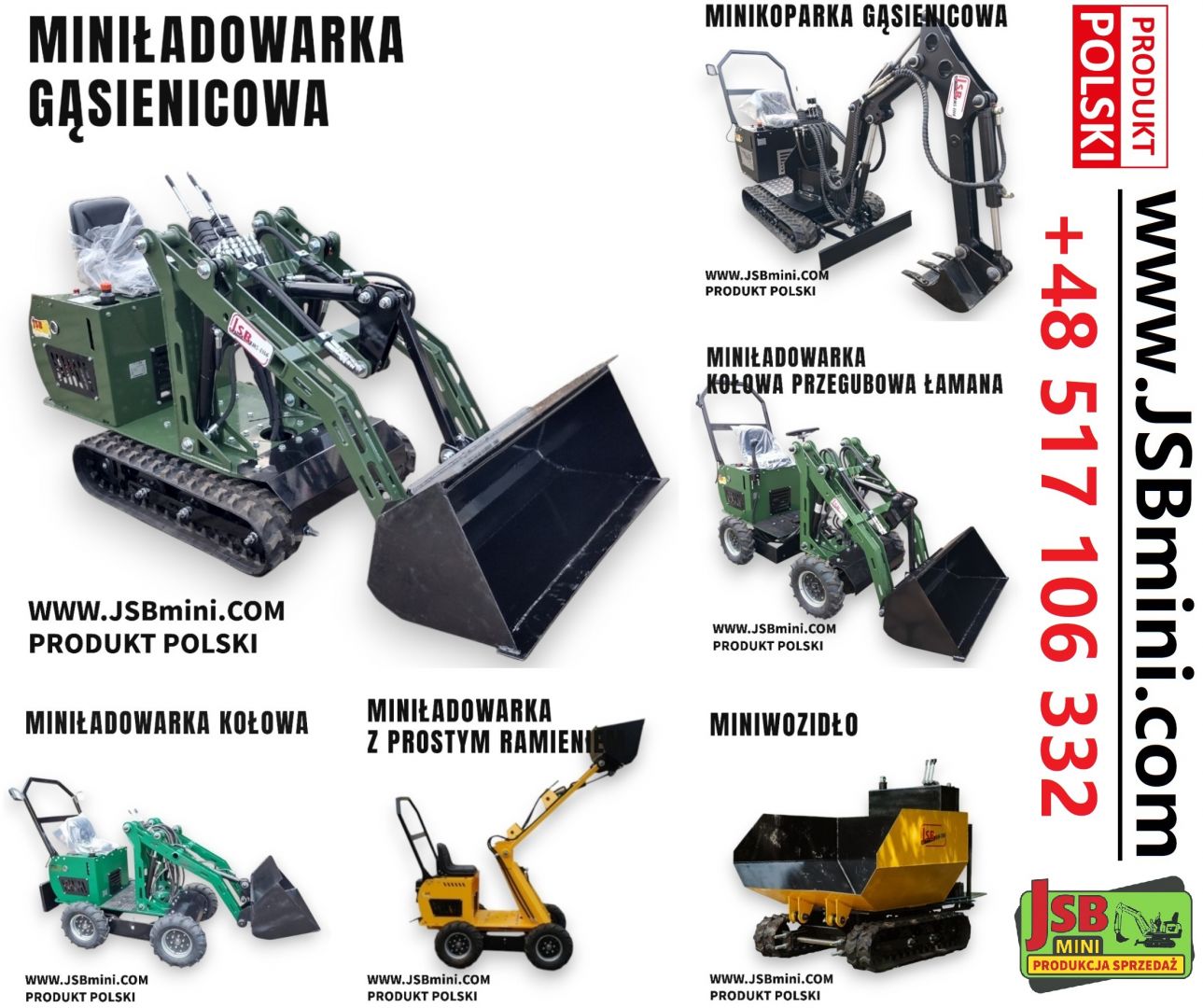 Ładowarka Koparka Wozidło - NOWE 2026 - Prosto od Producenta JSB POLSKA Toruń - Zdjęcie 1