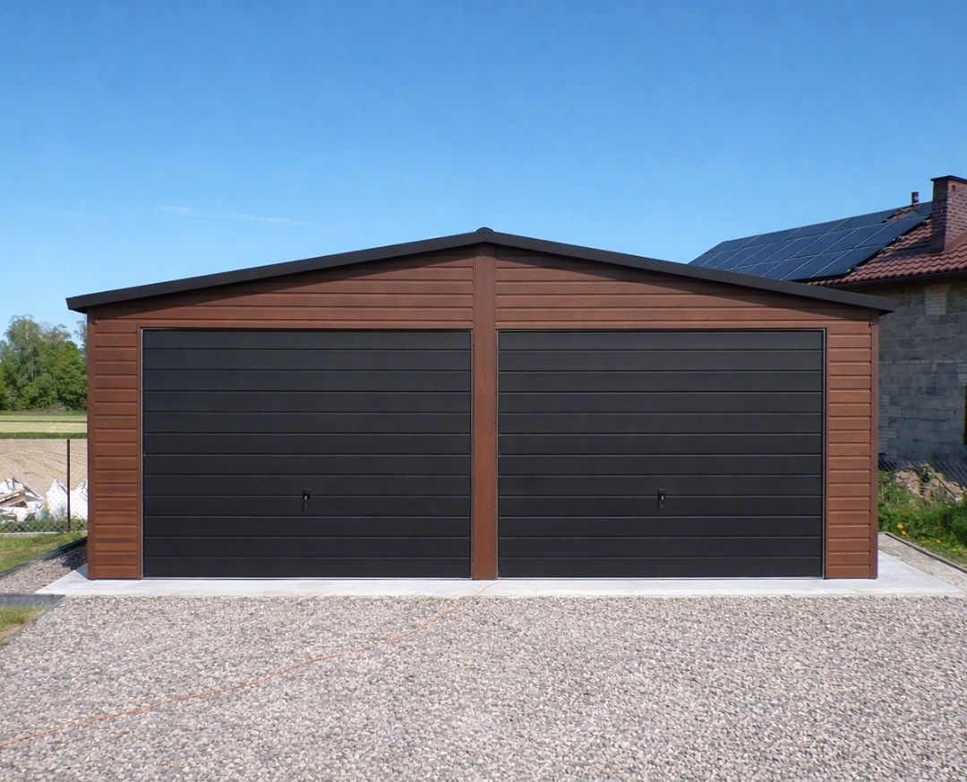 Garaże drewnopodobne, AKRYLOWE  - Na wymiar  - Zdjęcie 1