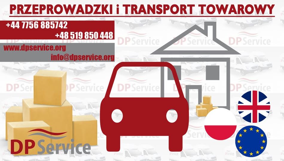 Międzynarodowe przeprowadzki, transport towarowy Anglia, UK, do/z Europa Toruń - Zdjęcie 1