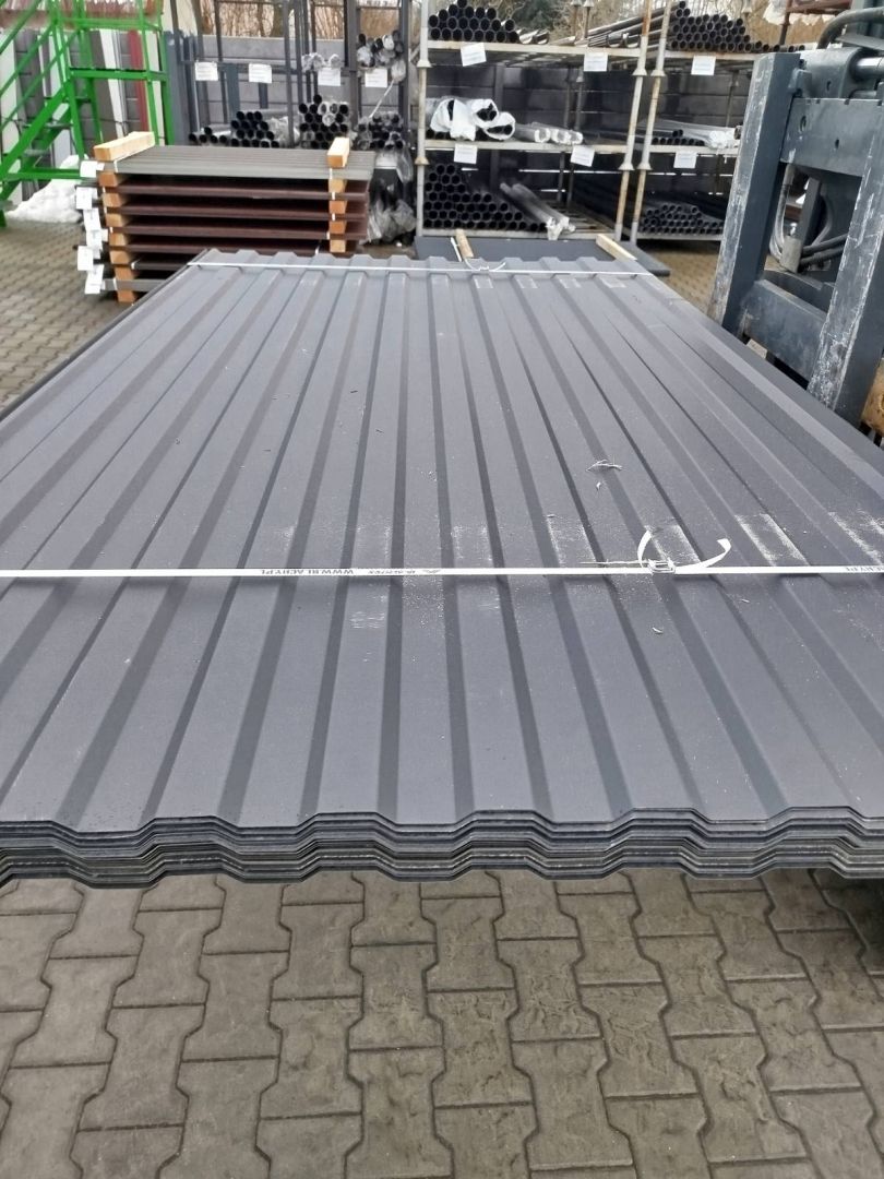 Blacha T-13/T-18 grafit. Paczki po 50 arkuszy. Stalowa Wola - Zdjęcie 1