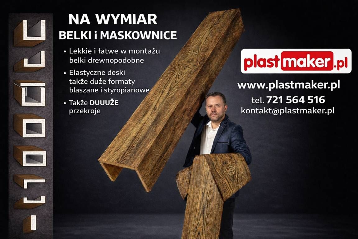 MASKOWNICE na wymiar - belki dekoracyjne DREWNOPODOBNE cały kraj - Zdjęcie 1