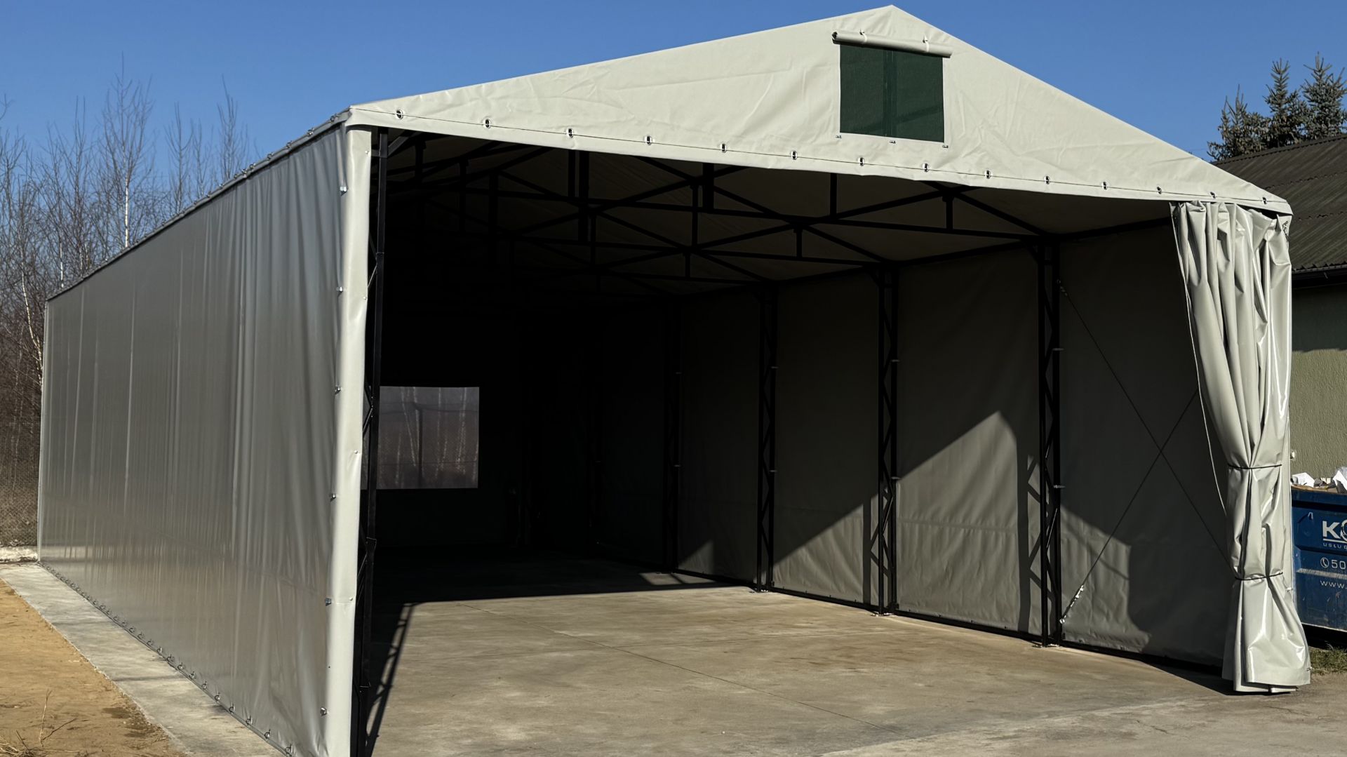 Hale plandekowe na wymiar hale na bele produkcja poszycia naprawa Olsztyn - Zdjęcie 1