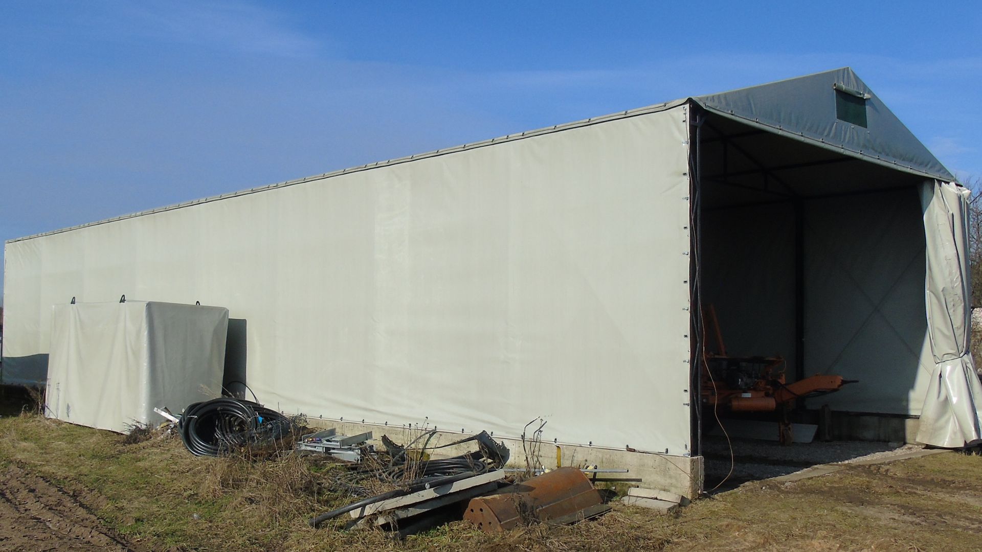 Produkcja hal plandekowych magazynowych i rolniczych poszycia na bele Olsztyn - Zdjęcie 1