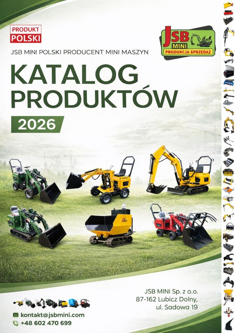 Elektryczna E Ładowarka E Koparka NOWE 2026 | Prosto od Producenta JSB MINI Toruń - Zdjęcie 1