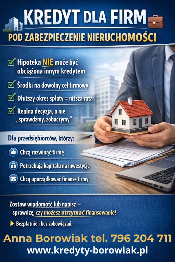 Masz firmę i wolną nieruchomość? Zamień ją na kapitał dla swojego biznesu! Toruń - Zdjęcie 1