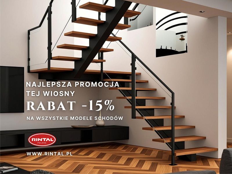 Kwietniowa promocja na schody na wymiar: -15% na Twój nowy projekt!  - Zdjęcie 1