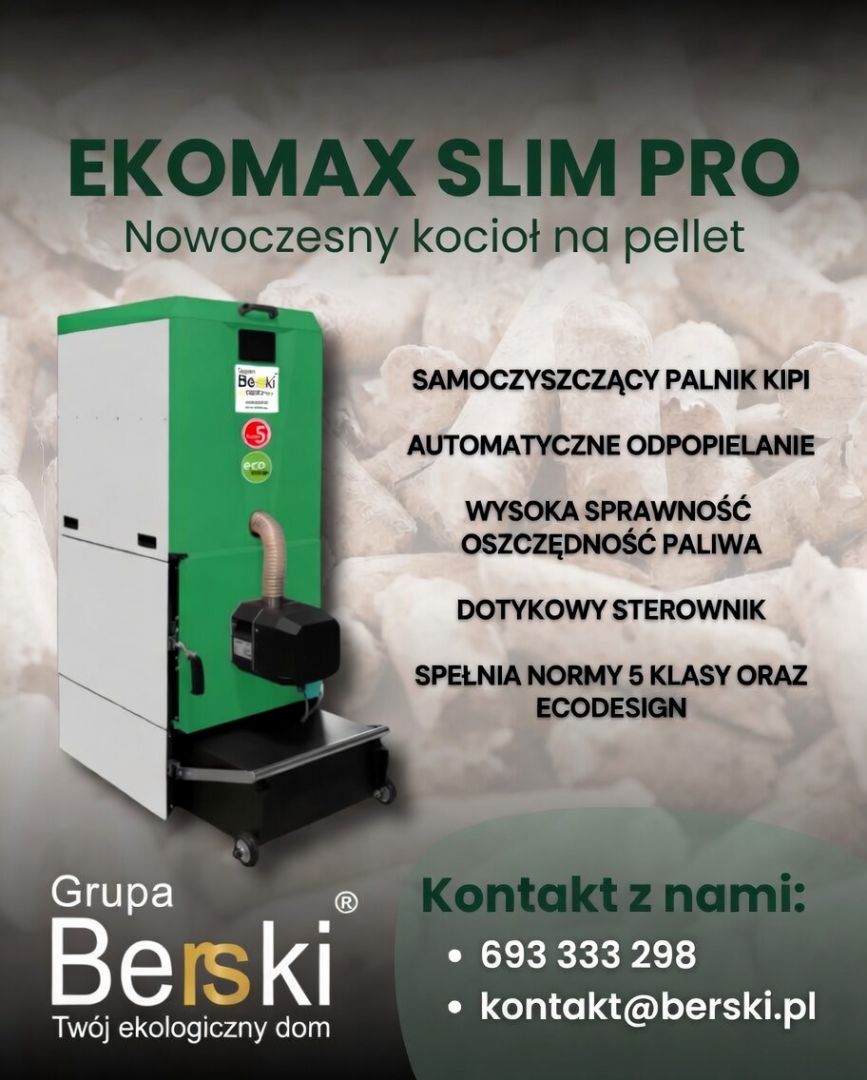 Kocioł Berski Ekomax Slim Pro 15kW Toruń - Zdjęcie 1