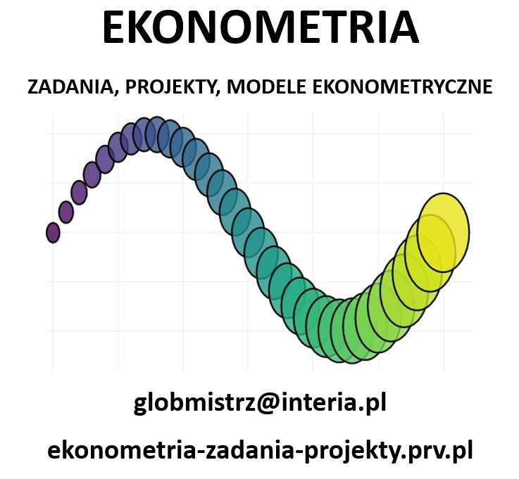 EKONOMETRIA - ZADANIA, PROJEKTY, MODELE EKONOMETRYCZNE Toruń - Zdjęcie 1