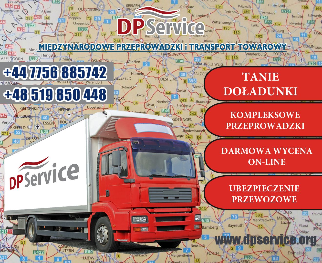 Przeprowadzki międzynarodowe z/do Polski, Anglii, Belgii, Holandii Toruń - Zdjęcie 1