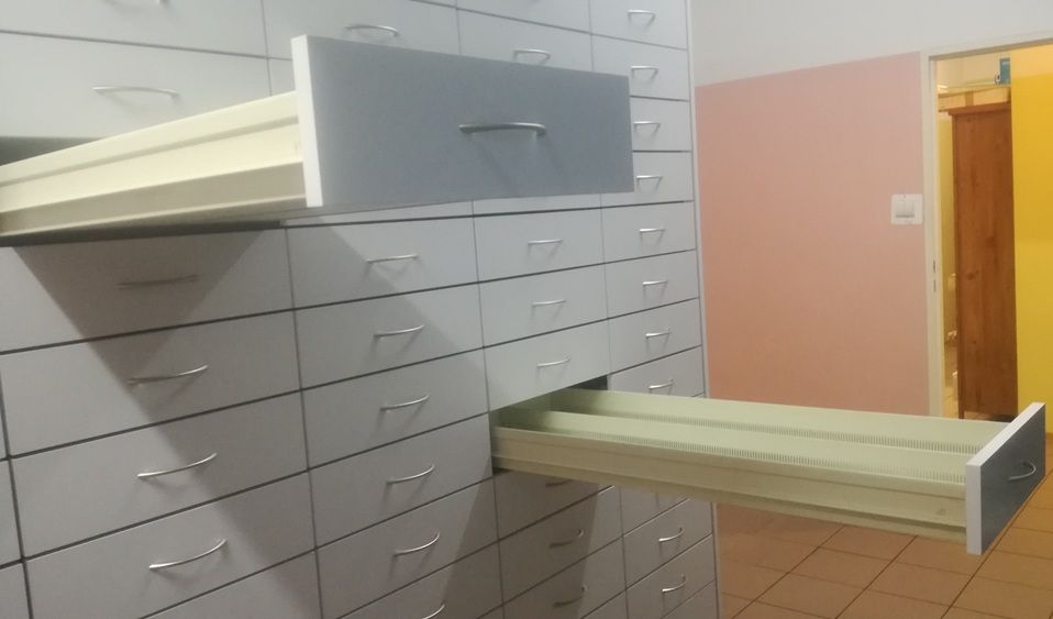 Meble apteczne-magazynowe szuflady systemowe głębokiego składowania Toruń - Zdjęcie 1