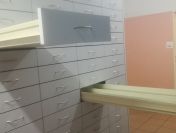 Meble apteczne-magazynowe szuflady systemowe głębokiego składowania